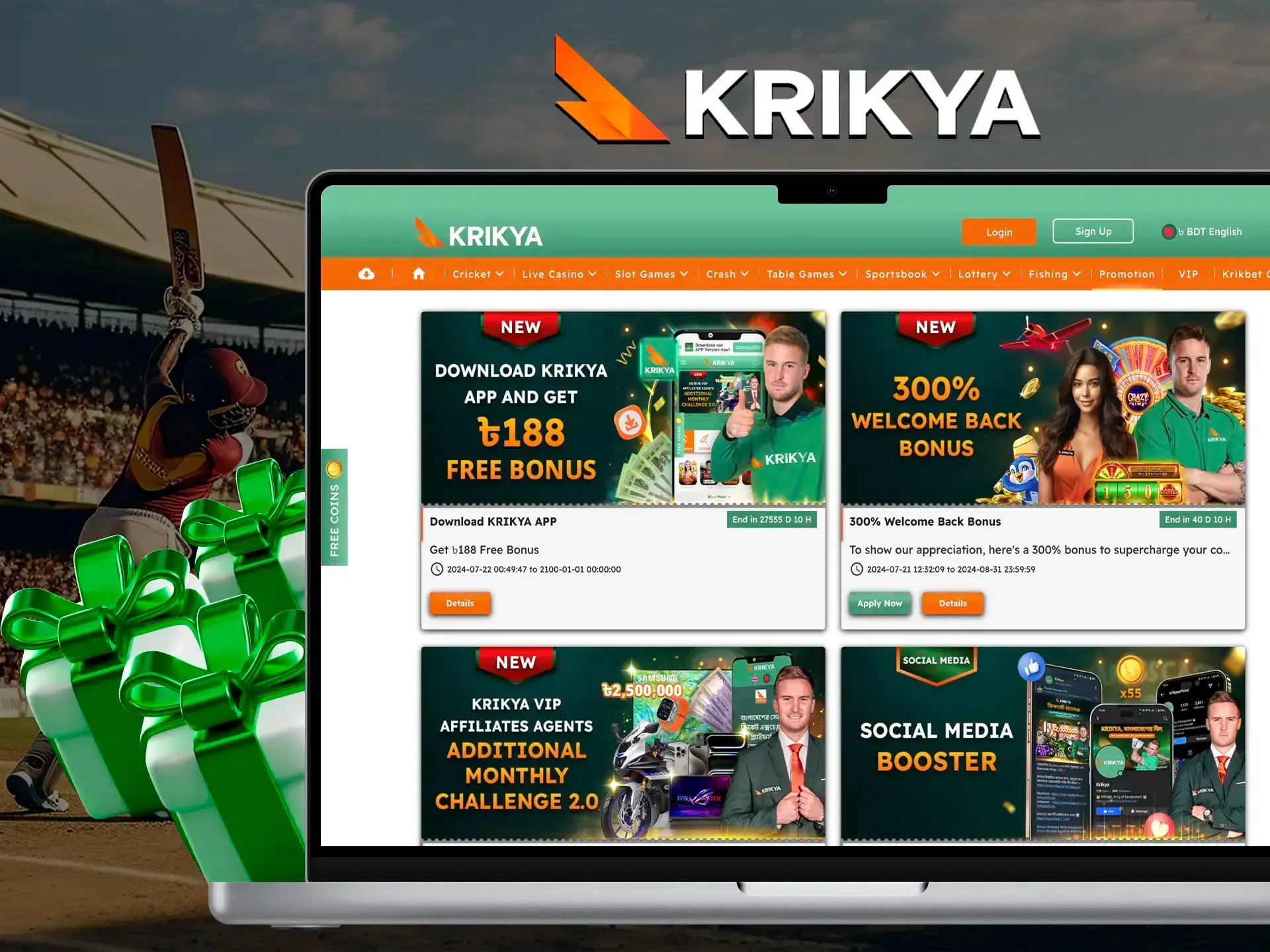 Exclusive Offers and VIP Rewards at Krikya